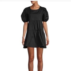 NWT LOVE ADY cotton black dress M